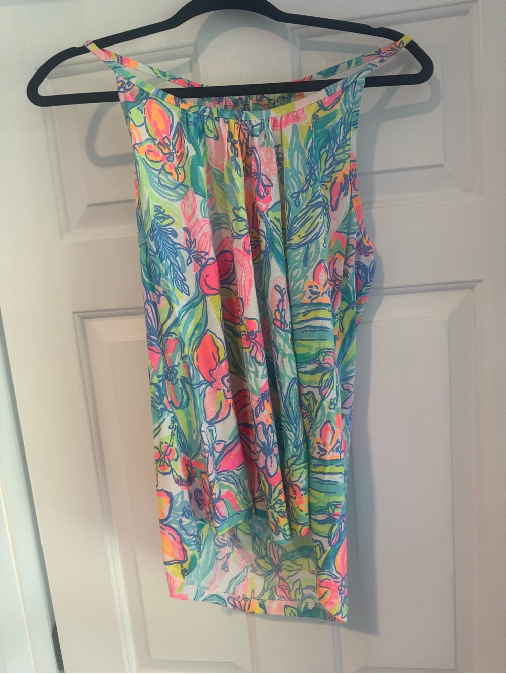 Lilly Pulitzer Multicolor Floral Print Tank Top